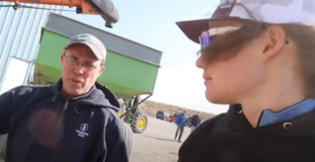 Cole the Cornstar talking with Champion Seed at their headquarters