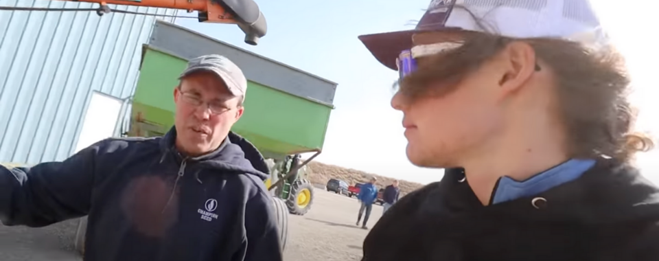 Cole the Cornstar talking with Champion Seed at their headquarters